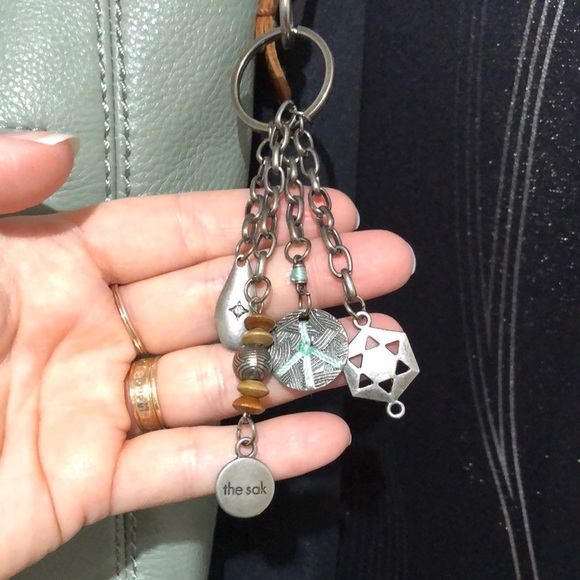 the sak Green Leather Shoulder/Crossbody Bag - Picture 3 of 9